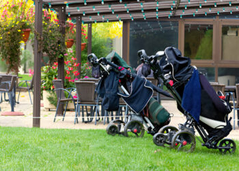 3 Wheel Golf Push Cart