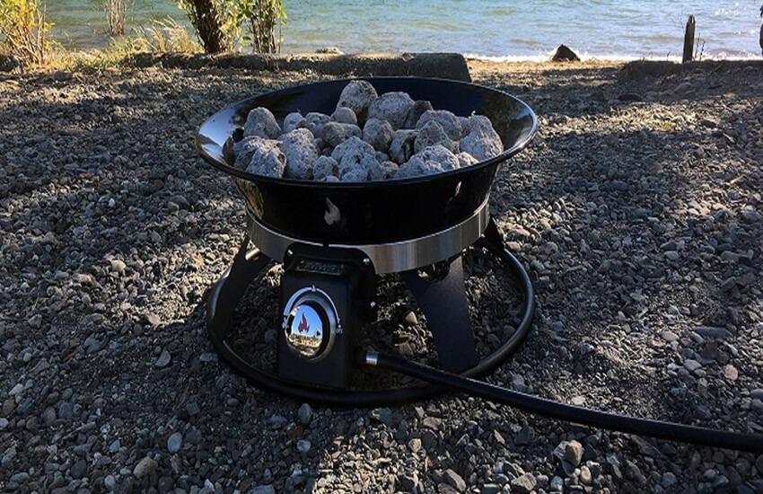 Portable 21-inch Propane Fire Pit