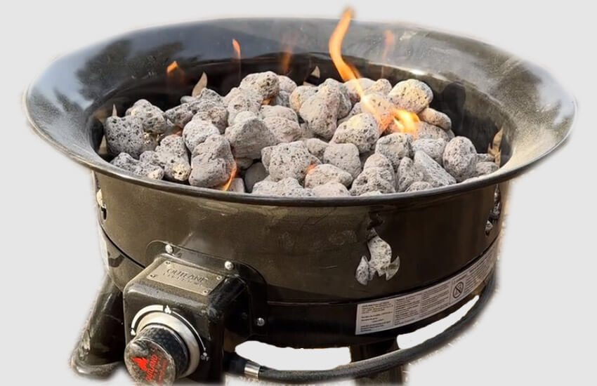 Portable 21-inch Propane Fire Pit