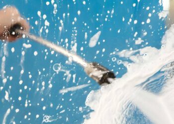 SOAP WITH PRESSURE WASHER